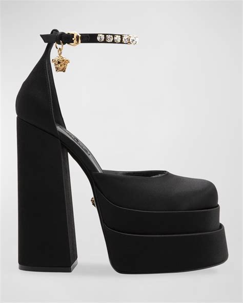 versace heels dupe|versace medusa platform heels.